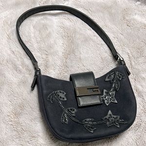 Guess embroidered satchel